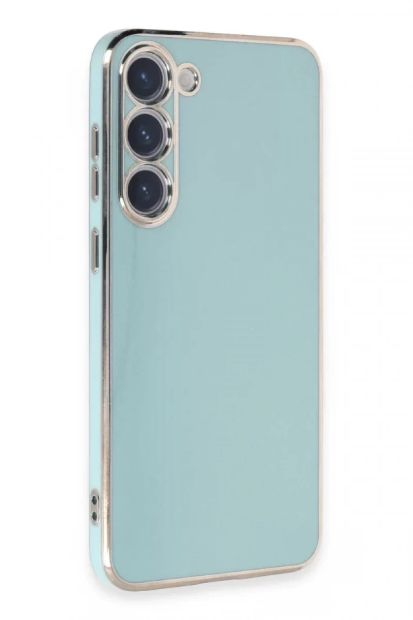 Samsung Galaxy S23 Kılıf Volet Silikon - Açık Yeşil