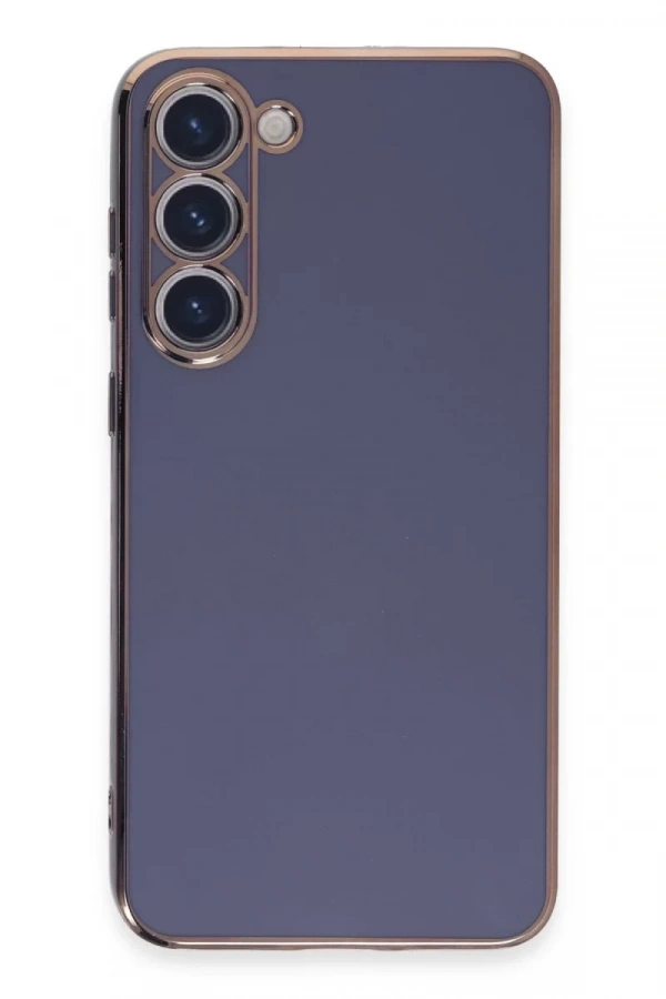 Samsung Galaxy S23 Kılıf Volet Silikon - Mavi