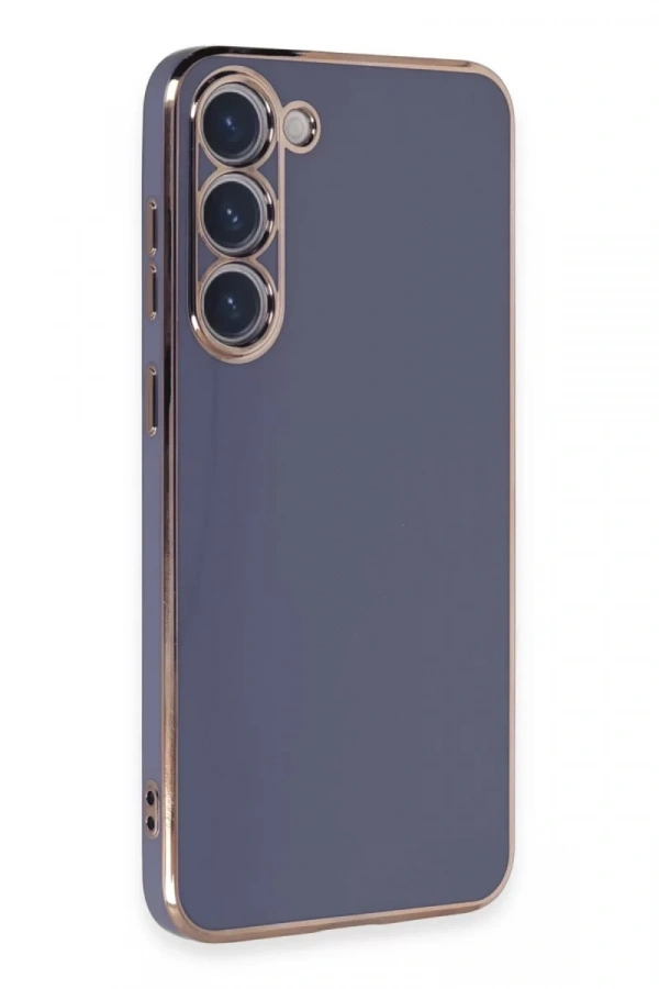 Samsung Galaxy S23 Kılıf Volet Silikon - Mavi