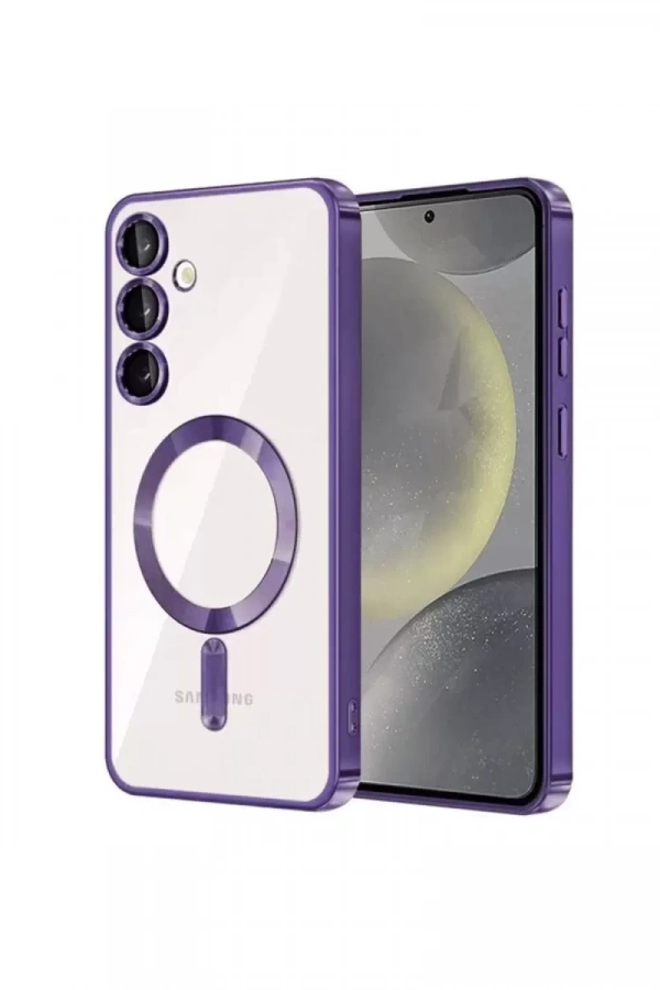 Samsung Galaxy S23 Plus Kılıf Kross Magneticsafe Kapak - Mor