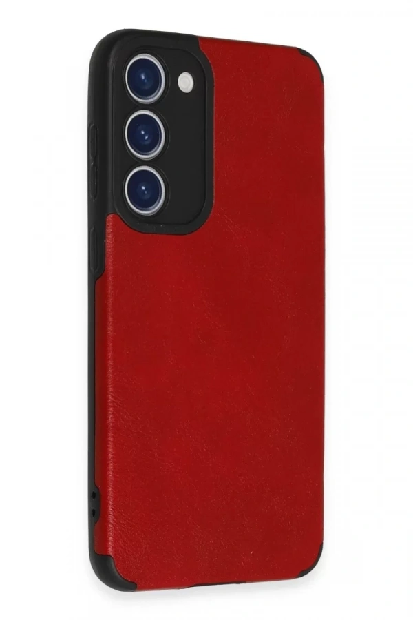 Samsung Galaxy S23 Plus Kılıf Loop Deri Silikon - Kırmızı