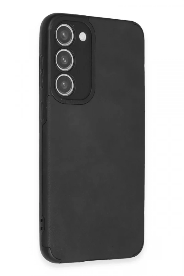 Samsung Galaxy S23 Plus Kılıf Loop Deri Silikon - Siyah