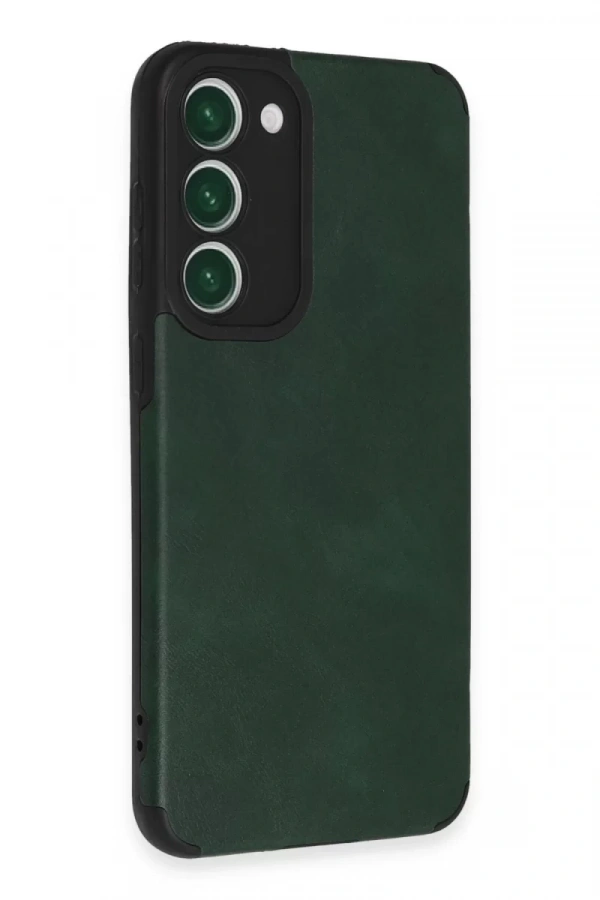 Samsung Galaxy S23 Plus Kılıf Loop Deri Silikon - Yeşil