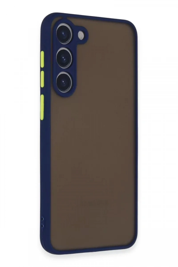 Samsung Galaxy S23 Plus Kılıf Montreal Silikon Kapak - Lacivert