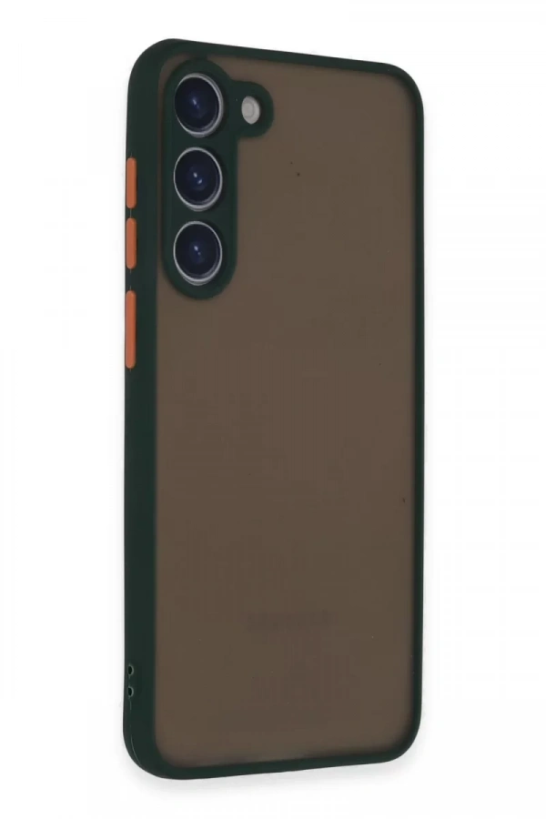 Samsung Galaxy S23 Plus Kılıf Montreal Silikon Kapak - Yeşil