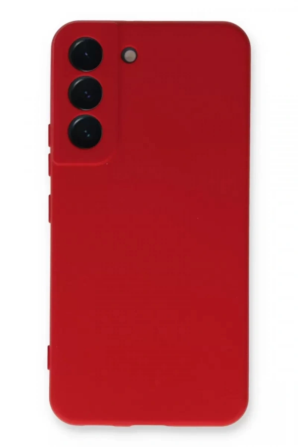 Samsung Galaxy S23 Plus Kılıf Nano içi Kadife Silikon - Kırmızı