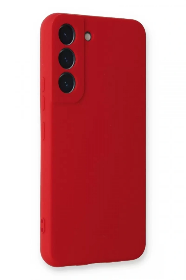 Samsung Galaxy S23 Plus Kılıf Nano içi Kadife Silikon - Kırmızı