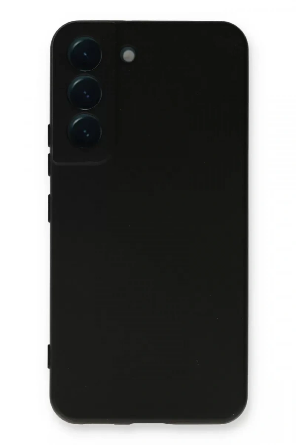 Samsung Galaxy S23 Plus Kılıf Nano içi Kadife Silikon - Siyah