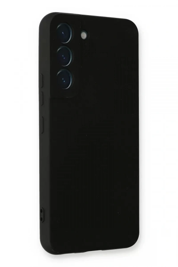 Samsung Galaxy S23 Plus Kılıf Nano içi Kadife Silikon - Siyah
