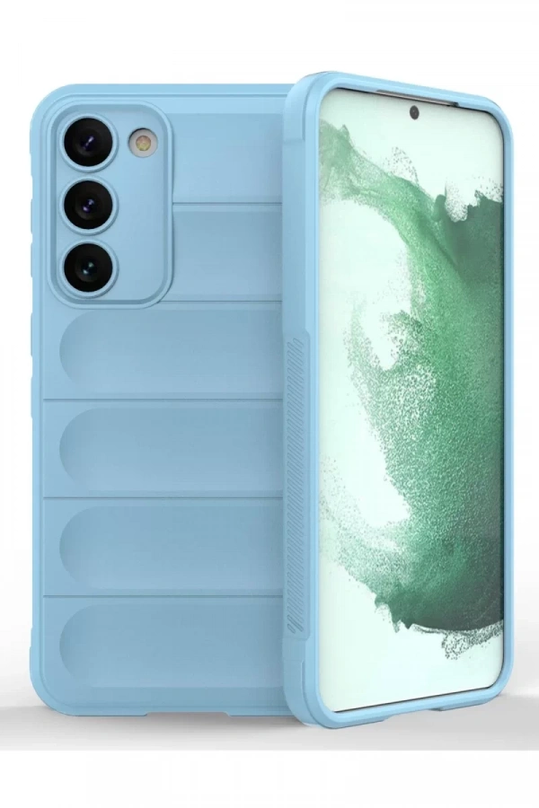 Samsung Galaxy S23 Plus Kılıf Optimum Silikon - Sky Blue