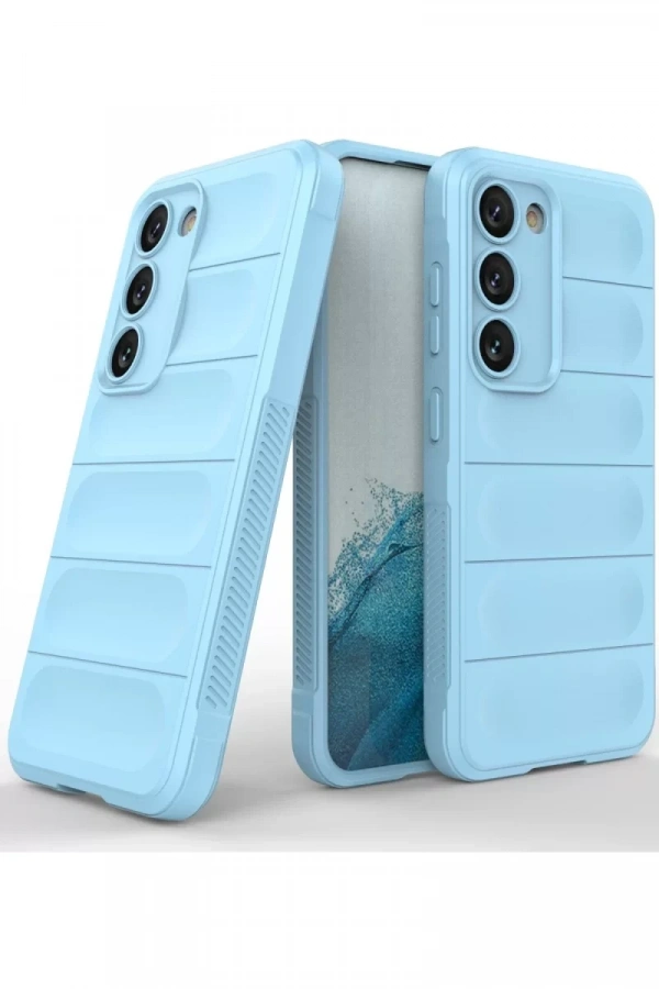 Samsung Galaxy S23 Plus Kılıf Optimum Silikon - Sky Blue