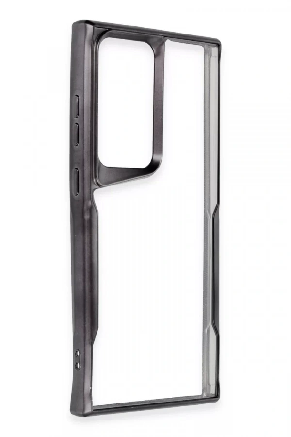 Samsung Galaxy S23 Ultra Kılıf Boyi Silikon Kapak - Siyah