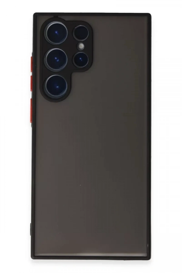 Samsung Galaxy S23 Ultra Kılıf Montreal Silikon Kapak - Siyah