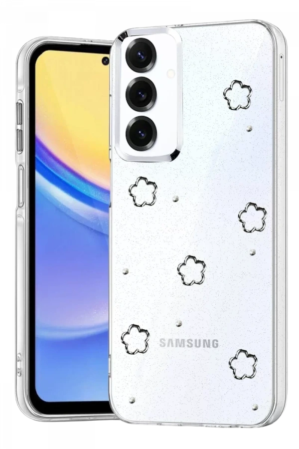 Samsung Galaxy S24 FE Fiyonk Desenli Kapak - Desen 2