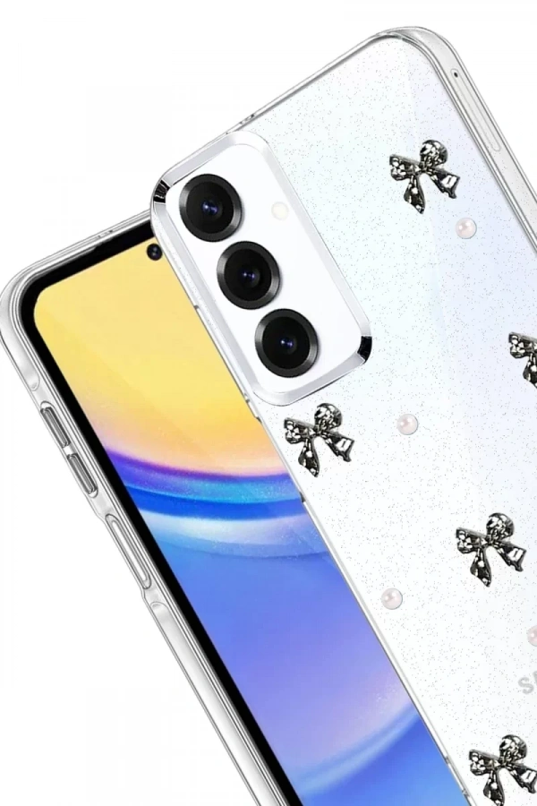 Samsung Galaxy S24 FE Fiyonk Desenli Kapak - Desen 8