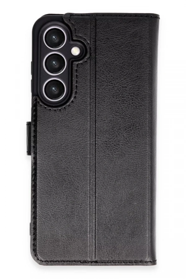 Samsung Galaxy S24 FE Kılıf Trend S Plus Kapaklı Kılıf - Siyah