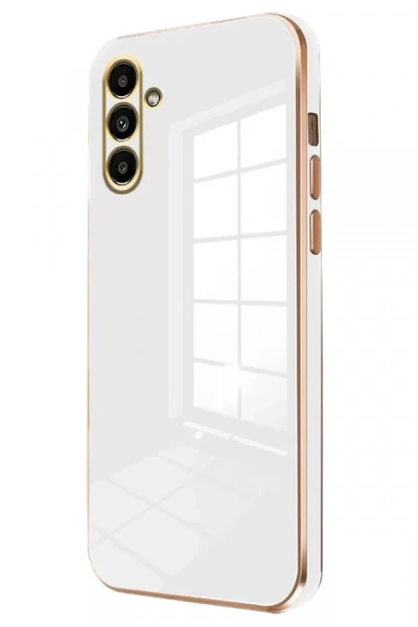 Samsung Galaxy S24 FE Kılıf Volet Silikon - Beyaz