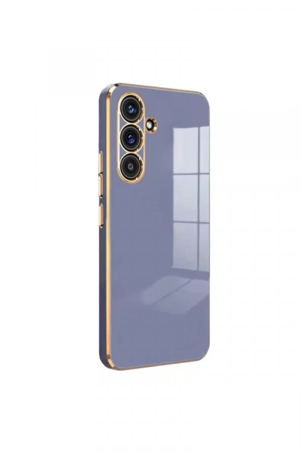 Samsung Galaxy S24 FE Kılıf Volet Silikon - Mavi