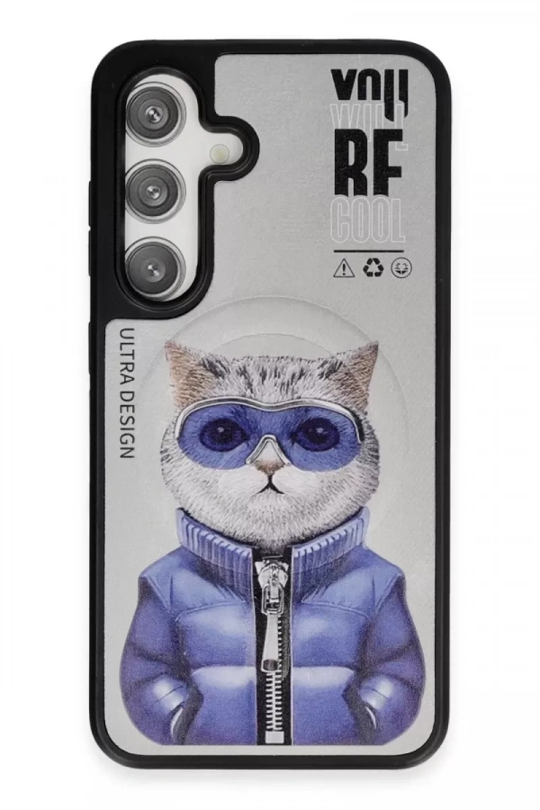 Samsung Galaxy S24 Fun Magsafe Kapak - Titan Gri-2