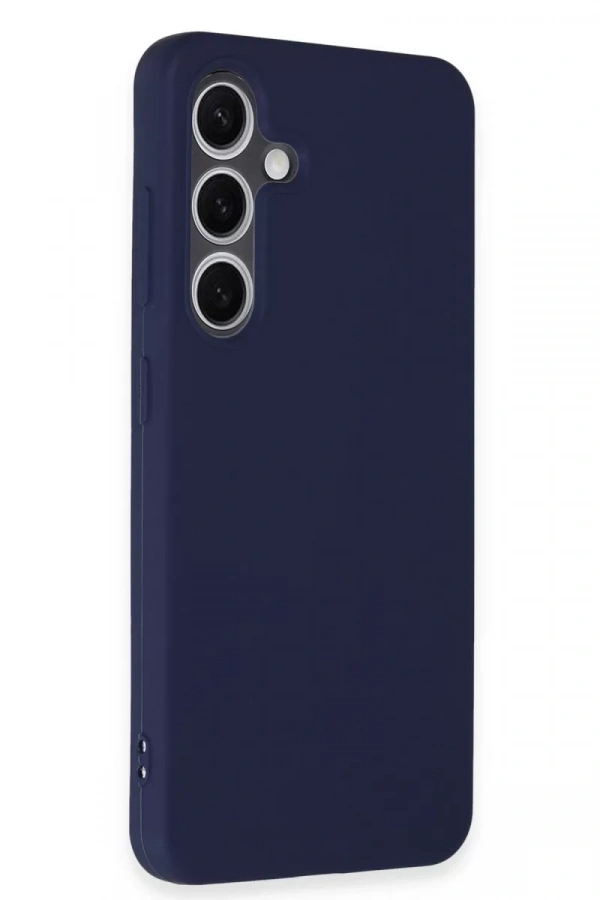 Samsung Galaxy S24 Kılıf First Silikon - Lacivert