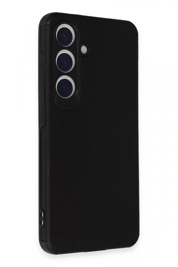 Samsung Galaxy S24 Kılıf Loop Deri Silikon - Siyah