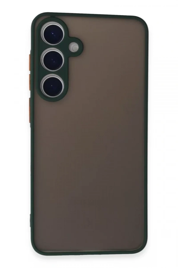 Samsung Galaxy S24 Kılıf Montreal Silikon Kapak - Yeşil