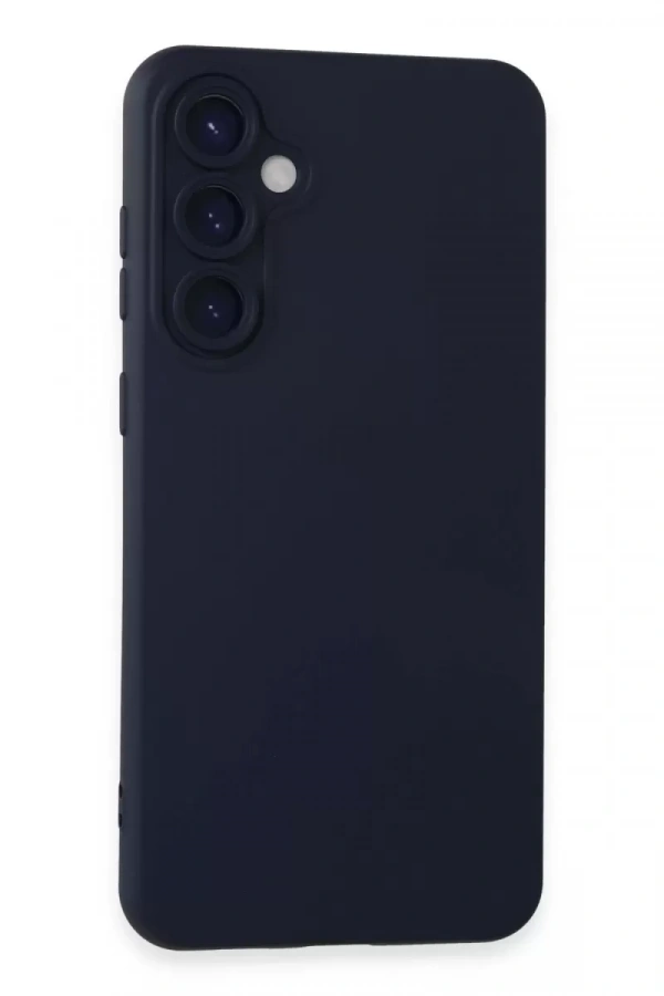 Samsung Galaxy S24 Kılıf Nano içi Kadife Silikon - Lacivert