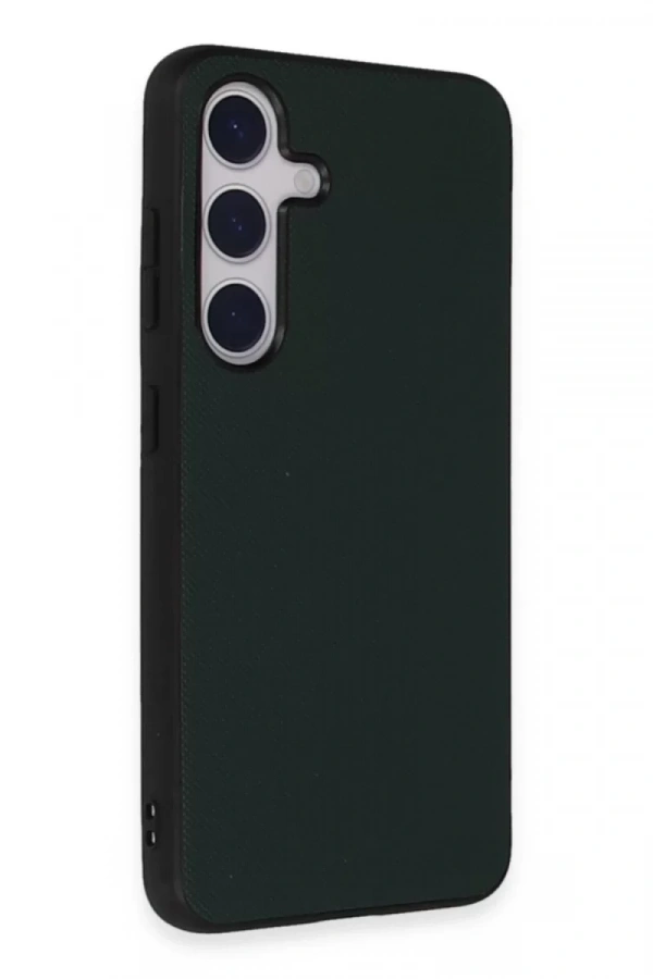 Samsung Galaxy S24 Kılıf Taft Kapak - Koyu Yeşil