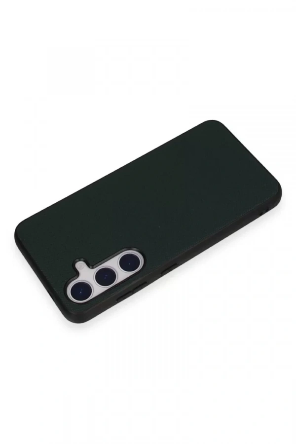 Samsung Galaxy S24 Kılıf Taft Kapak - Koyu Yeşil