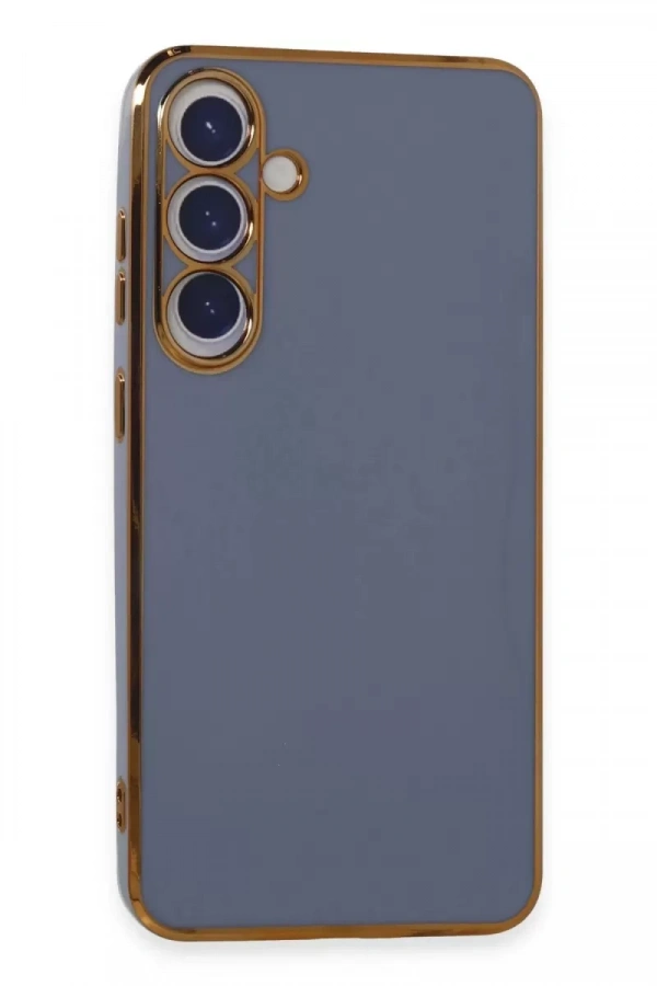 Samsung Galaxy S24 Kılıf Volet Silikon - Mavi