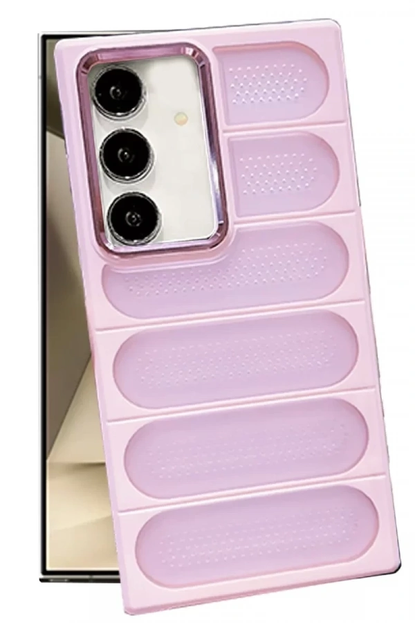 Samsung Galaxy S24 Plus Kılıf Airmax Silikon Kapak - Pembe