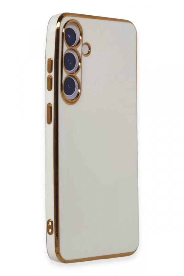 Samsung Galaxy S24 Plus Kılıf Volet Silikon - Beyaz