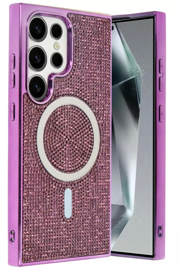 Samsung Galaxy S24 Ultra Helen Magsafe Kapak - Derin Mor