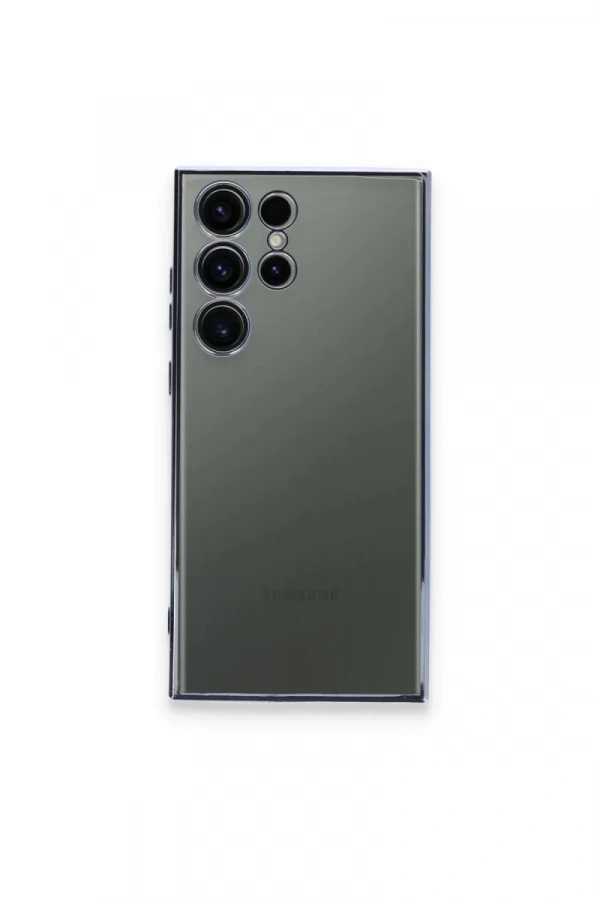 Samsung Galaxy S24 Ultra Kılıf Lensli Silikon - Gold