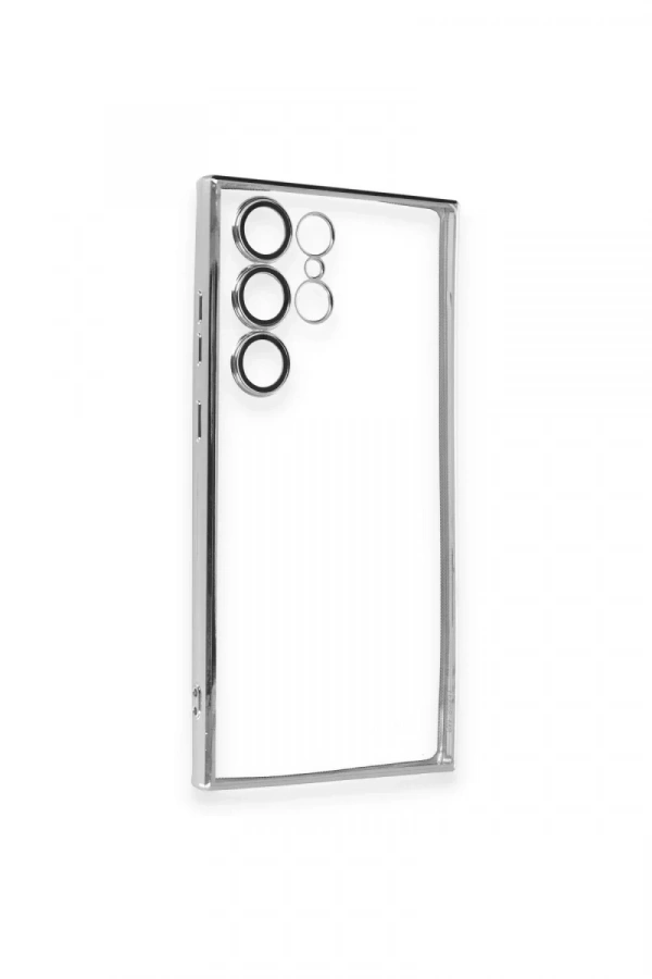 Samsung Galaxy S24 Ultra Kılıf Lensli Silikon - Mor