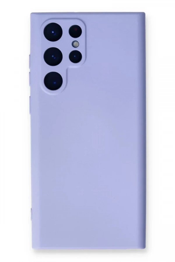 Samsung Galaxy S24 Ultra Kılıf Nano içi Kadife Silikon - Lila
