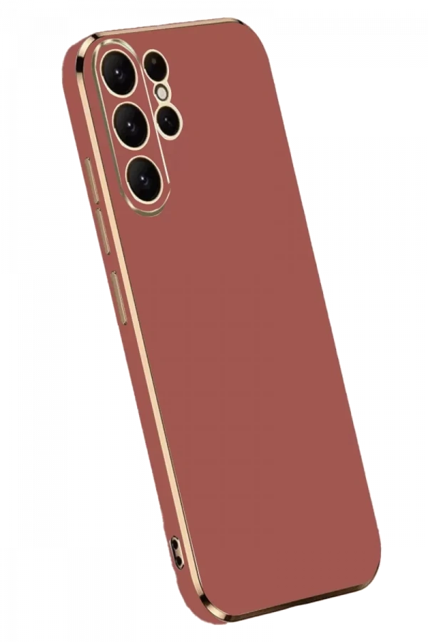 Samsung Galaxy S24 Ultra Kılıf Volet Silikon - Kırmızı