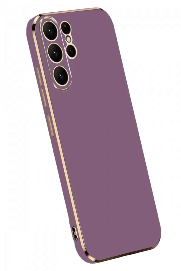 Samsung Galaxy S24 Ultra Kılıf Volet Silikon - Mor
