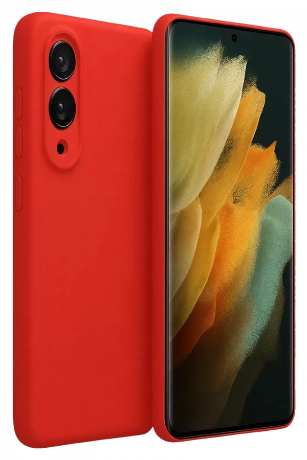 Samsung Galaxy S25 Edge First Silikon - Kırmızı