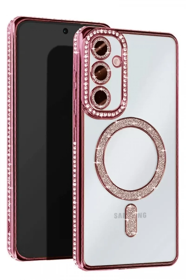 Samsung Galaxy S25 Edge Joke Simli Magneticsafe Kılıf - Pembe