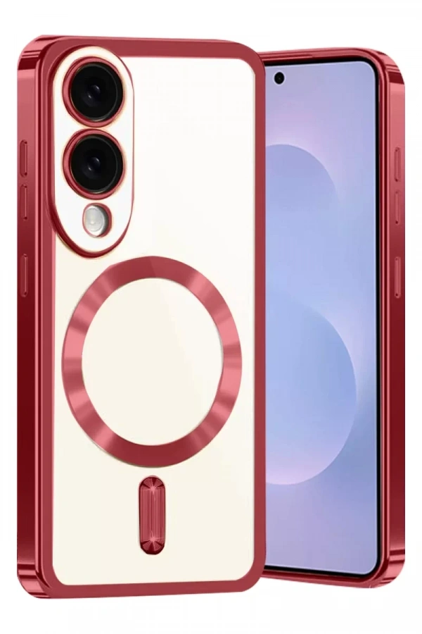 Samsung Galaxy S25 Edge Kross Magneticsafe Kapak - Kırmızı