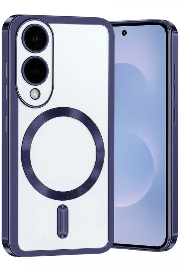Samsung Galaxy S25 Edge Kross Magneticsafe Kapak - Lacivert