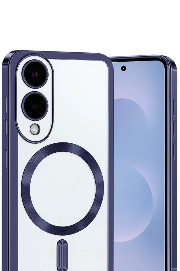 Samsung Galaxy S25 Edge Kross Magneticsafe Kapak - Lacivert