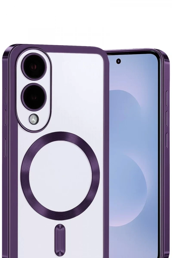 Samsung Galaxy S25 Edge Kross Magneticsafe Kapak - Mor