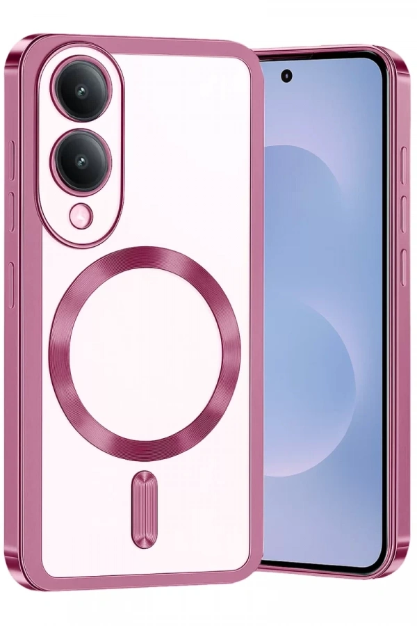 Samsung Galaxy S25 Edge Kross Magneticsafe Kapak - Rose