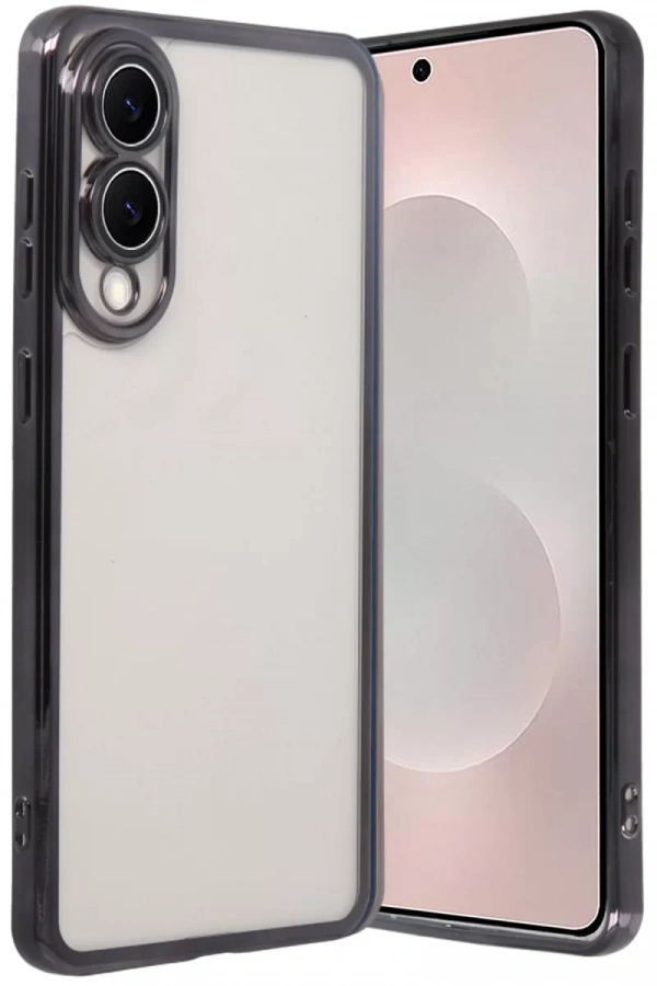 Samsung Galaxy S25 Edge Lensli Silikon - Siyah