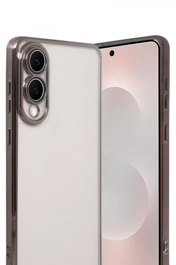 Samsung Galaxy S25 Edge Lensli Silikon - Titan Gri