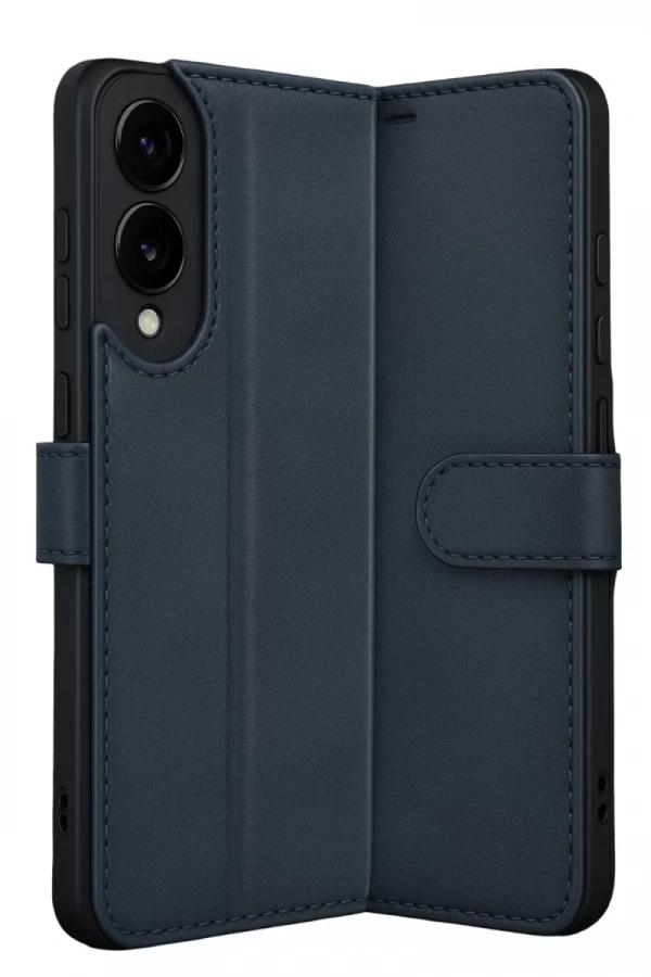 Samsung Galaxy S25 Edge Trend S Plus Kapaklı Kılıf - Lacivert