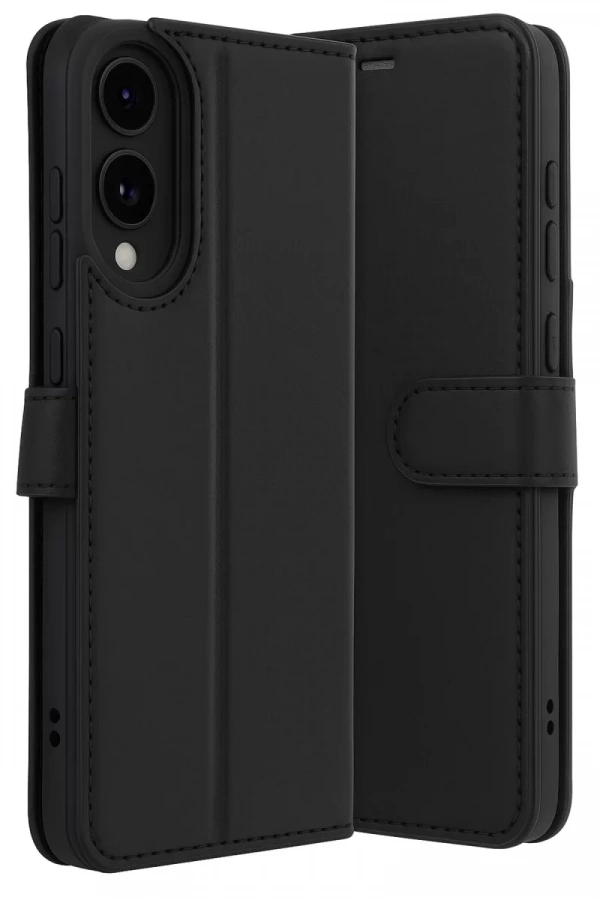 Samsung Galaxy S25 Edge Trend S Plus Kapaklı Kılıf - Siyah