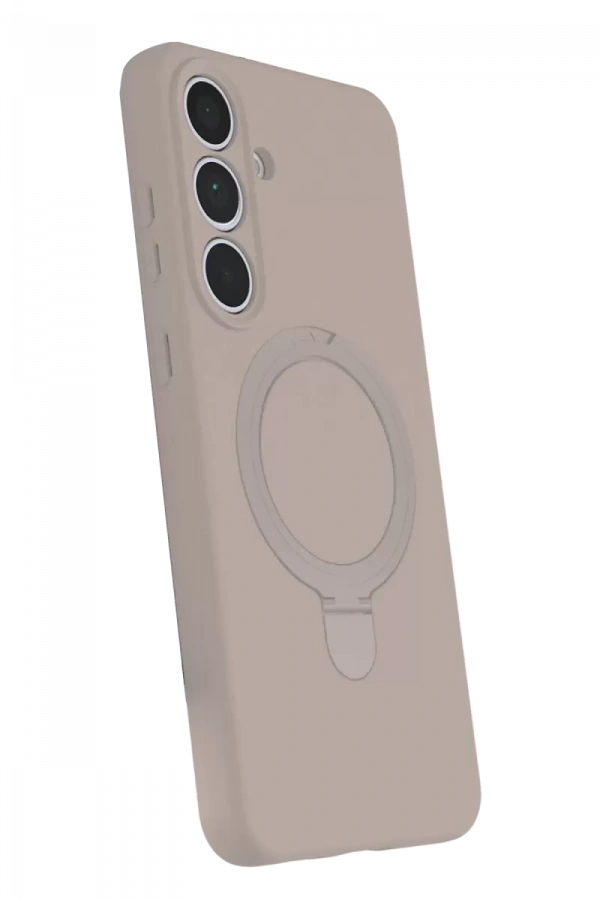 Samsung Galaxy S25 FE Regal Magsafe Standlı Kapak - Çöl Titanyum